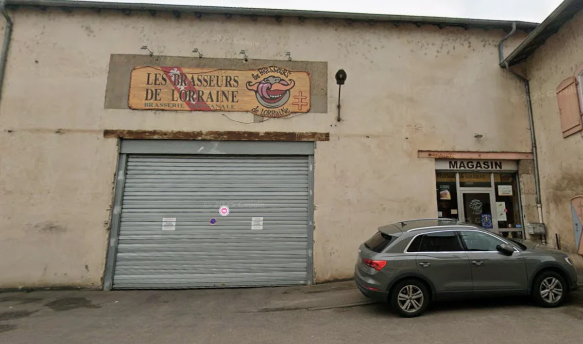La devanture de la brasserie à Pont-à-Mousson